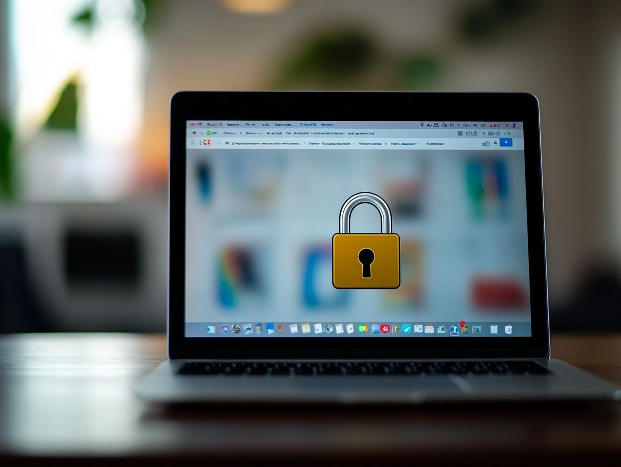 Visual indicators of a secure website, including HTTPS and lock icon.