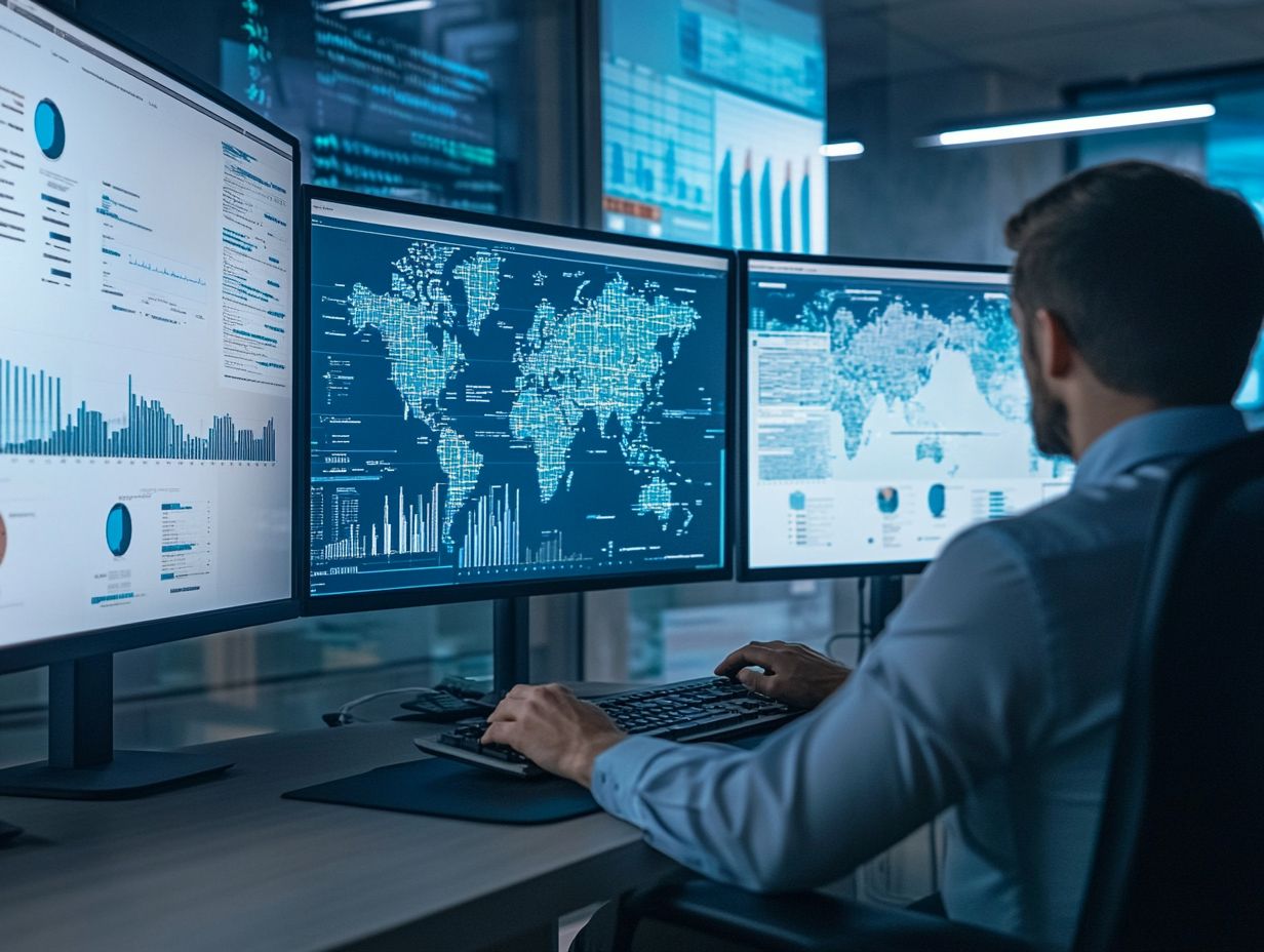 Illustration of how cyber threat intelligence is collected, showing various sources